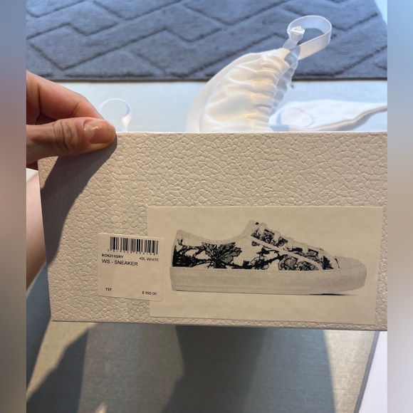 DIOR Walk'n'Dior Platform Floral Sneaker 37 US - Picture 5 of 7